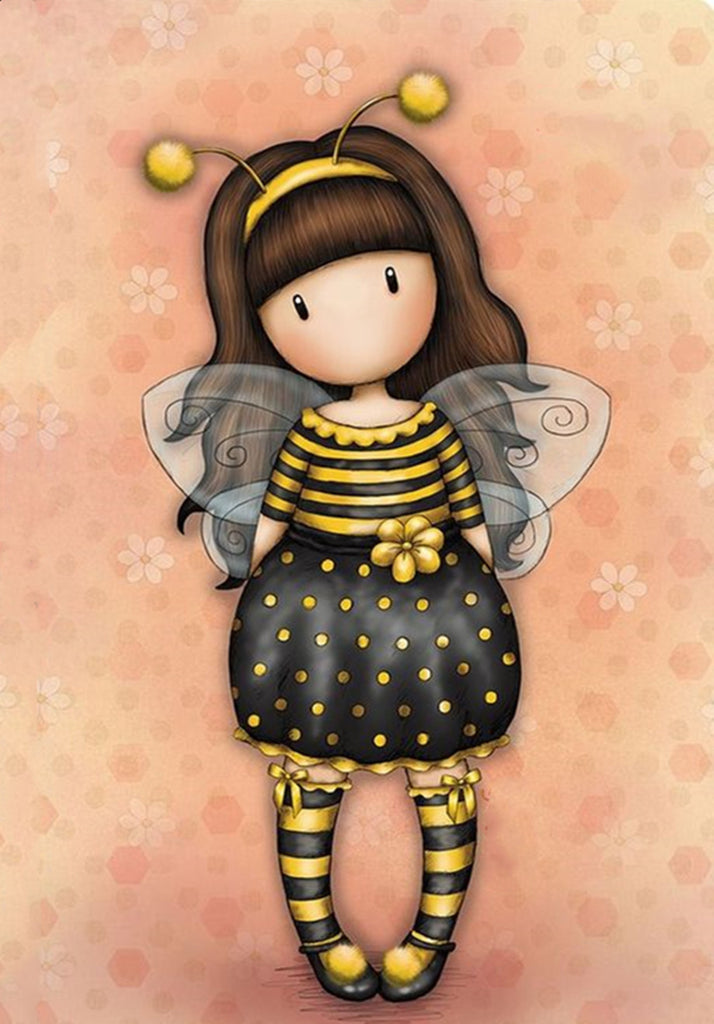 Full Diamond Painting kit - Gorjuss girl