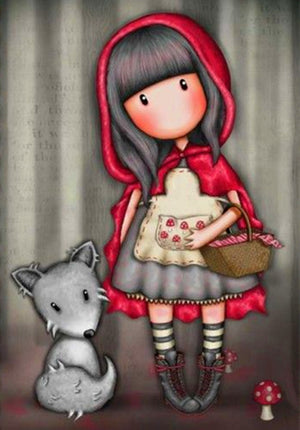 Full Diamond Painting kit - Gorjuss girl