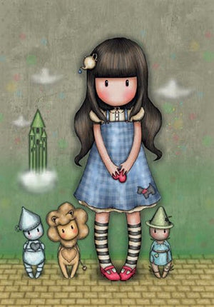 Full Diamond Painting kit - Gorjuss girl