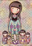 Full Diamond Painting kit - Gorjuss girl-Seven sisters