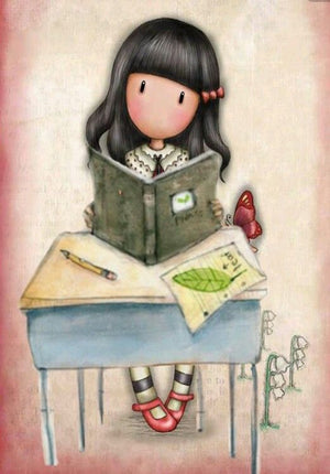 Full Diamond Painting kit - Gorjuss girl