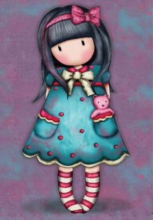 Full Diamond Painting kit - Gorjuss girl