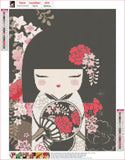Full Diamond Painting kit - Japanese Muppet Girl