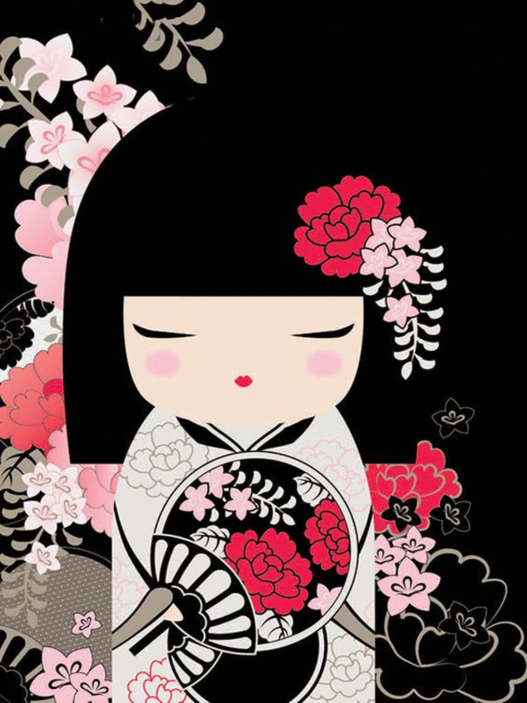Full Diamond Painting kit - Japanese Muppet Girl