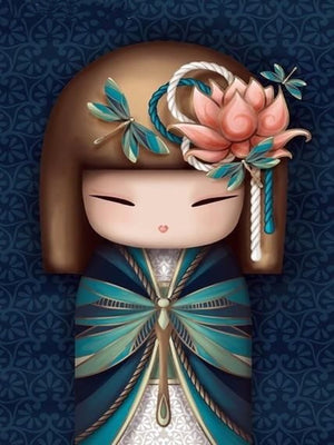 Full Diamond Painting kit - Japanese Muppet Girl
