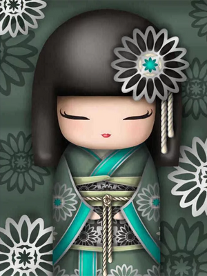 Full Diamond Painting kit - Japanese Muppet Girl