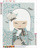 Full Diamond Painting kit - Japanese Muppet Girl