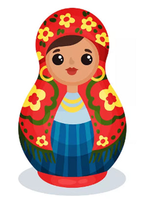 Full Diamond Painting kit - Russian doll