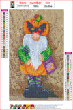 Full Diamond Painting kit - Christmas gnome for Halloween