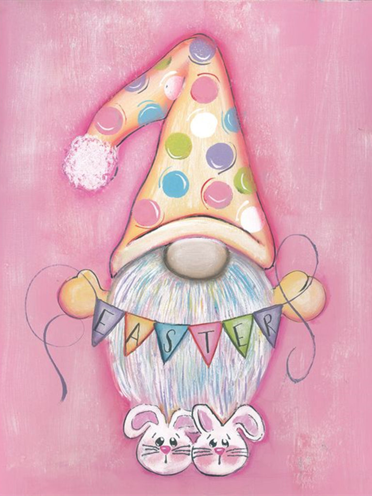 Full Diamond Painting kit - Christmas gnome for Easter