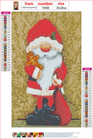 Full Diamond Painting kit - Christmas Gnomes for Christmas
