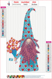 Full Diamond Painting kit - Christmas gnome