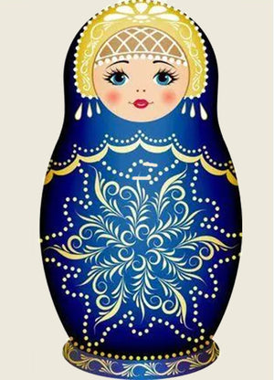 Full Diamond Painting kit - Russian doll