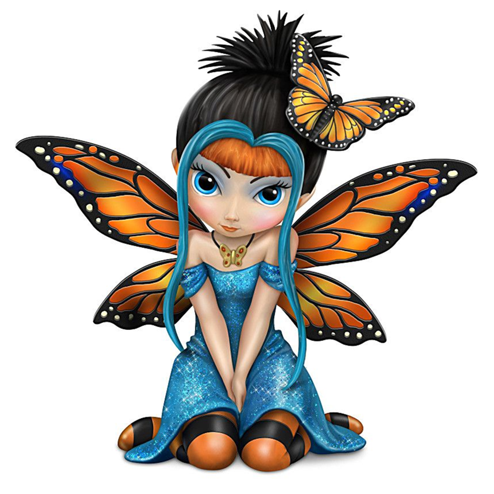 Full Diamond Painting kit - Butterfly Elf