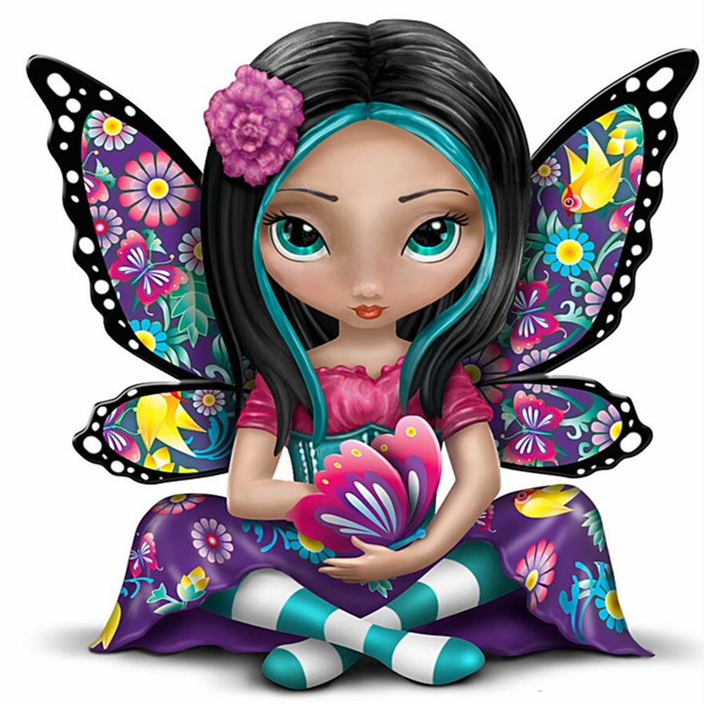 Full Diamond Painting kit - Butterfly Elf