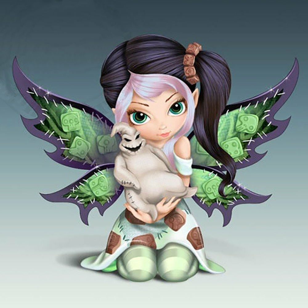 Full Diamond Painting kit - Halloween elf