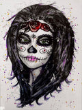 Full Diamond Painting kit - Cartoon Halloween girl