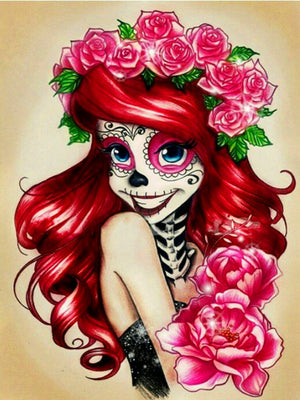 Full Diamond Painting kit - Cartoon Halloween girl