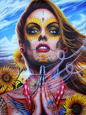 Full Diamond Painting kit - Halloween girl