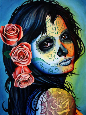 Full Diamond Painting kit - Halloween lady