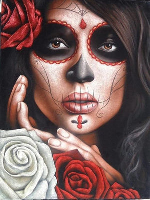 Full Diamond Painting kit - Halloween lady