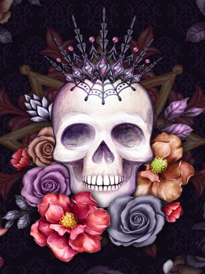 Full Diamond Painting kit - Skull queen