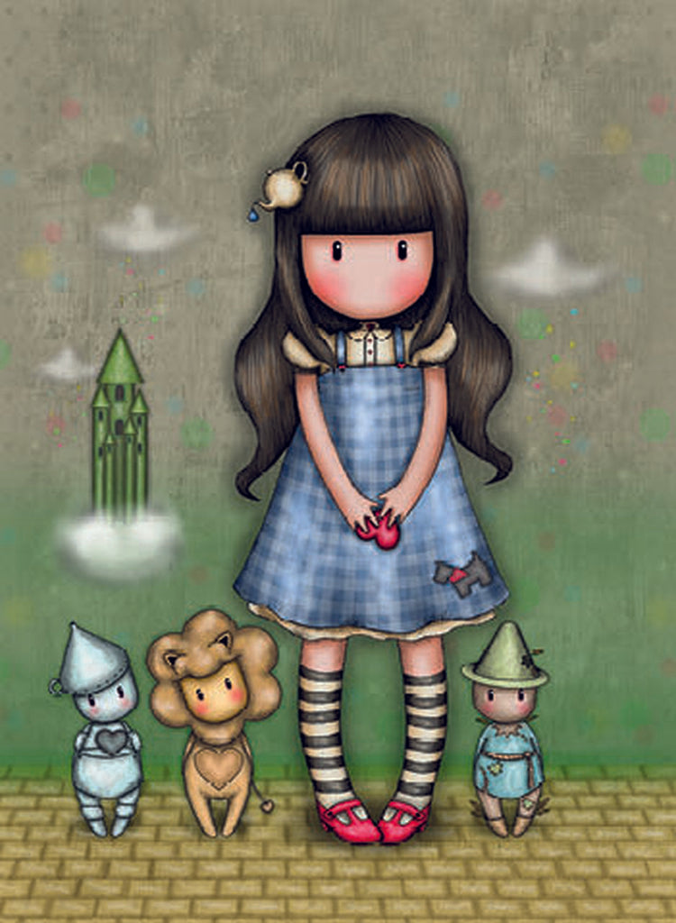 Full Diamond Painting kit - Gorjuss girl - Learning To Be Brave