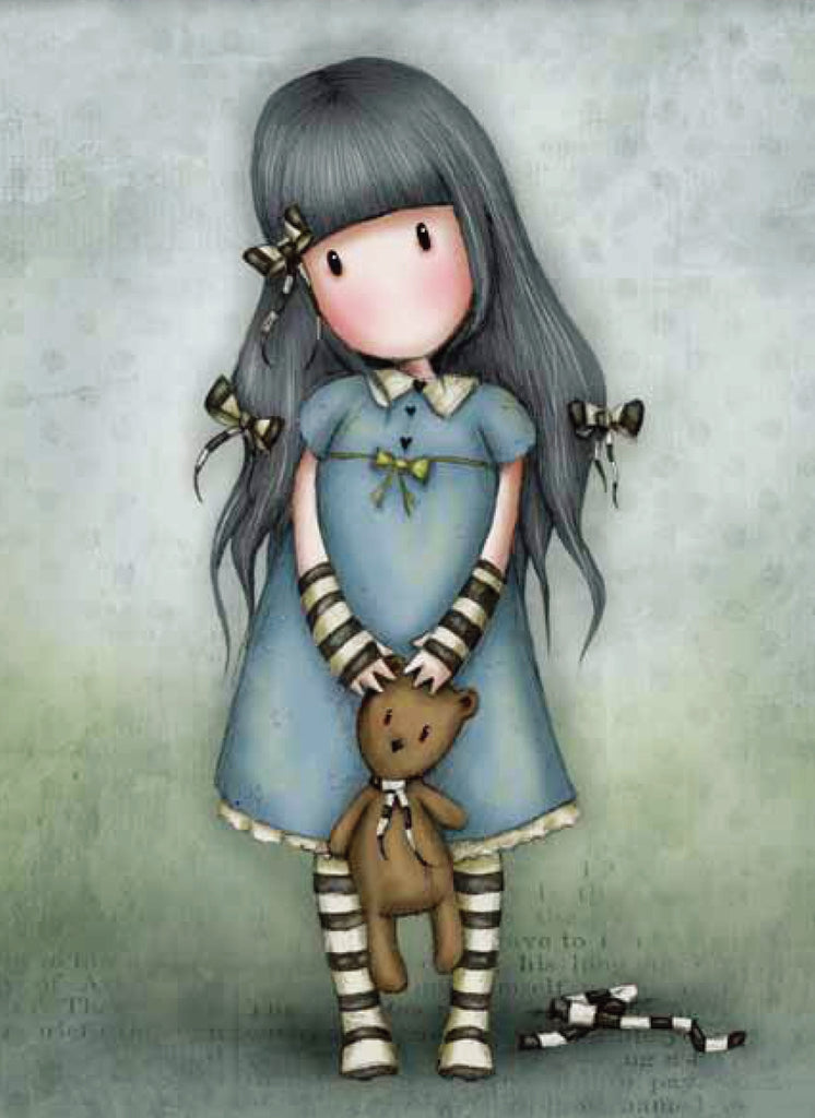 Full Diamond Painting kit - Gorjuss girl - Forget Me Not