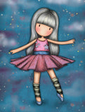 Full Diamond Painting kit - Gorjuss girl - Practice Makes Perfect