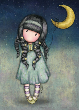 Full Diamond Painting kit - Gorjuss girl - Moonlight