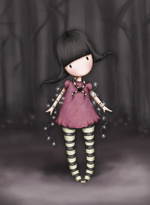 Full Diamond Painting kit - Gorjuss girl - Fairy Lights