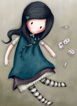 Full Diamond Painting kit - Gorjuss girl - Alice