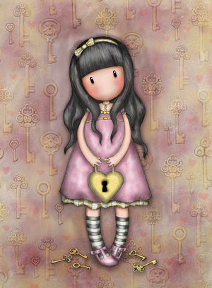 Full Diamond Painting kit - Gorjuss girl - The Secret