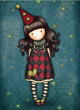 Full Diamond Painting kit - Gorjuss girl - Harlequin