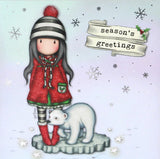 Full Diamond Painting kit - Gorjuss girl - Season's Greetings (Polar)