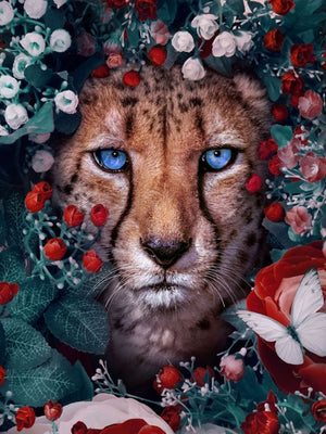 Full Diamond Painting kit - Leopard