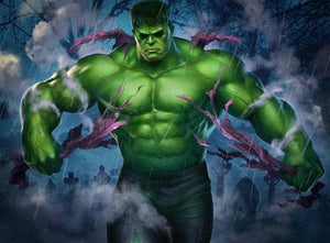 Full Diamond Painting kit - Hulk