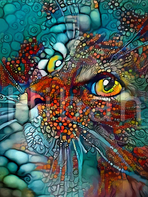 Full Diamond Painting kit - Cat