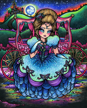 Full Diamond Painting kit - Princess off to the ball