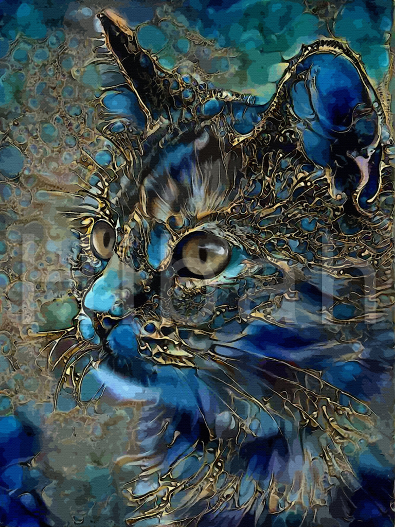 Full Diamond Painting kit - Cat