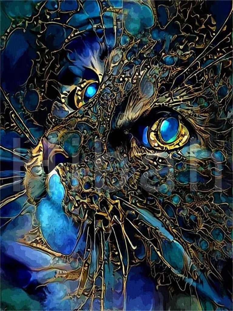 Full Diamond Painting kit - Cat