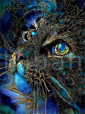 Full Diamond Painting kit - Cat