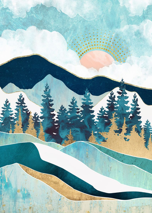 Full Diamond Painting kit - Abstract forest