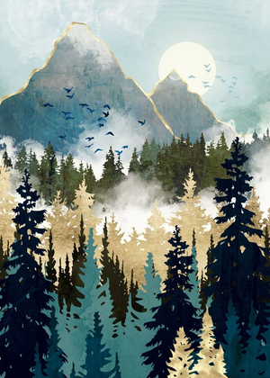 Full Diamond Painting kit - Abstract landscape