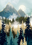 Full Diamond Painting kit - Abstract landscape