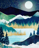 Full Diamond Painting kit - Abstract river