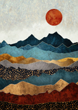 Full Diamond Painting kit - Abstract landscape
