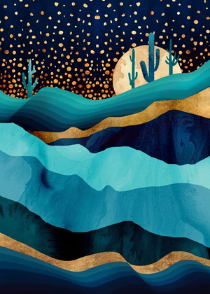 Full Diamond Painting kit - Abstract landscape