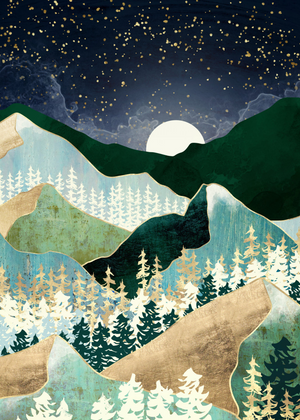 Full Diamond Painting kit - Abstract landscape