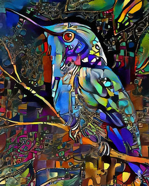 Full Diamond Painting kit - Hummingbird